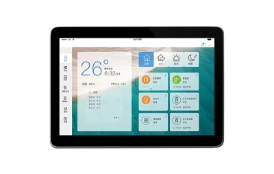 十寸觸摸屏LORA智能家居控制系統(tǒng)網(wǎng)關